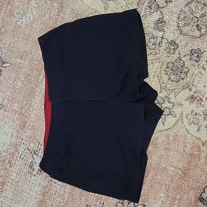 NY Classics Sports Cotton 2.5" Inseam 4 Pocket Navy Blue Shorts Size 8